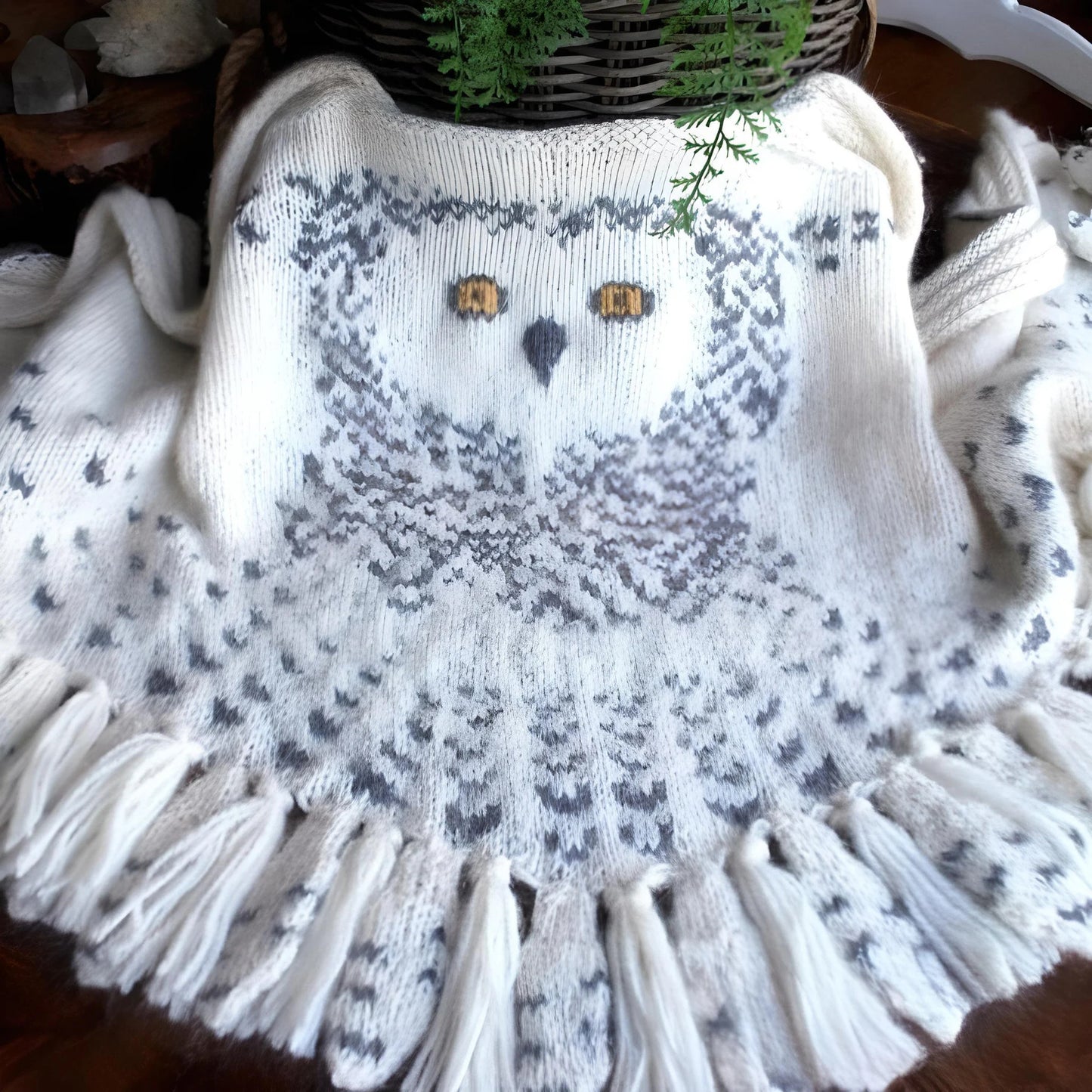 Retro Owl Scarf