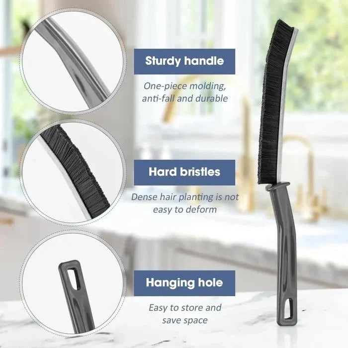 Hard- Bristled Crevice Cleaning Brush (3 Pcs/set)