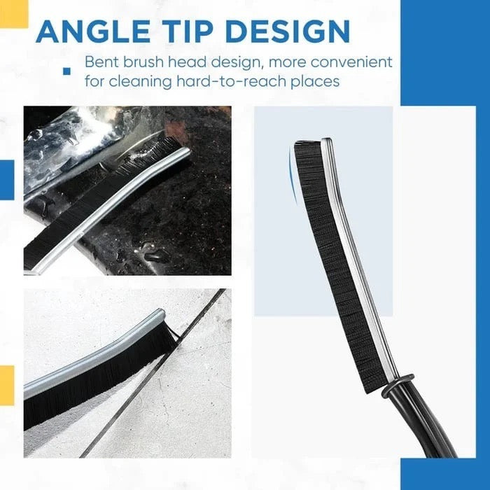 Hard- Bristled Crevice Cleaning Brush (3 Pcs/set)