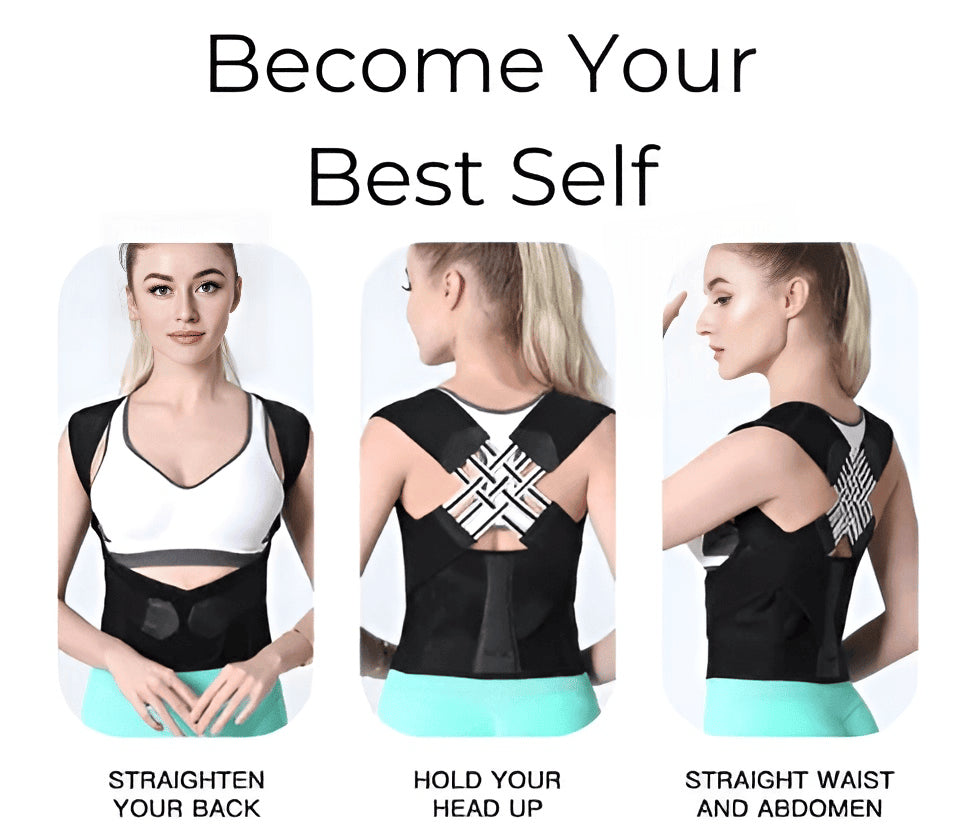 Adjustable Back Posture Belt Unisex