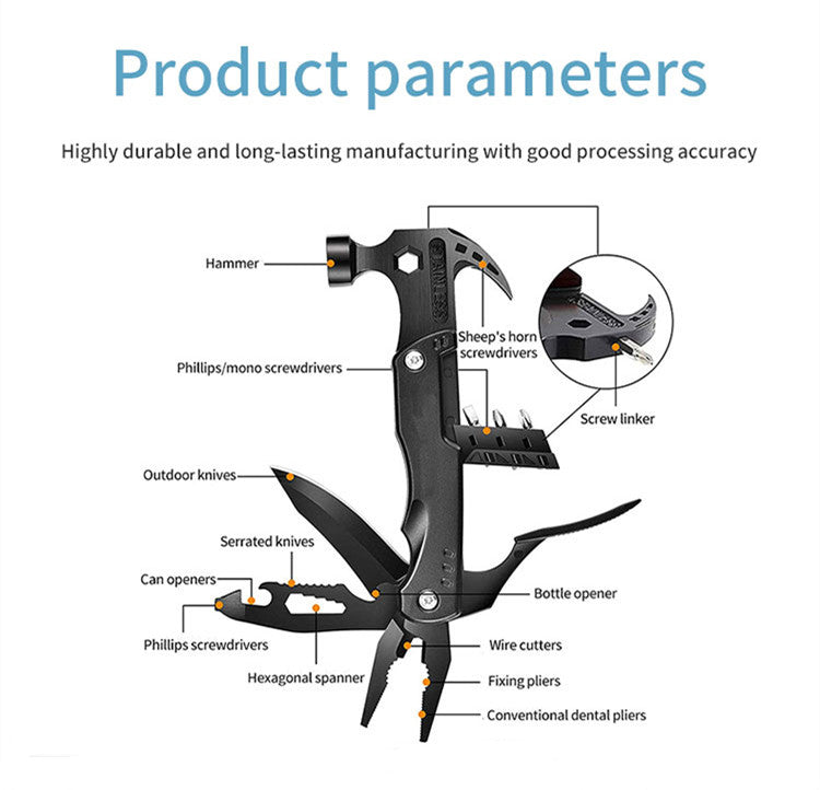 InstaRescue 12-in-1 Power Hammer | FREE POUCH
