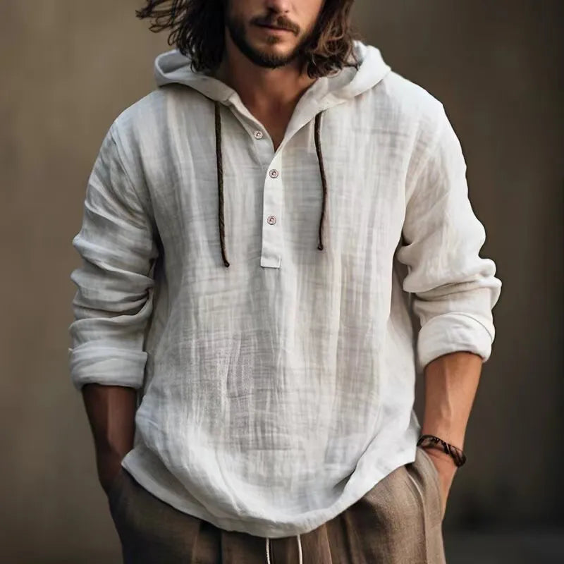 Lux Linen Hoodie