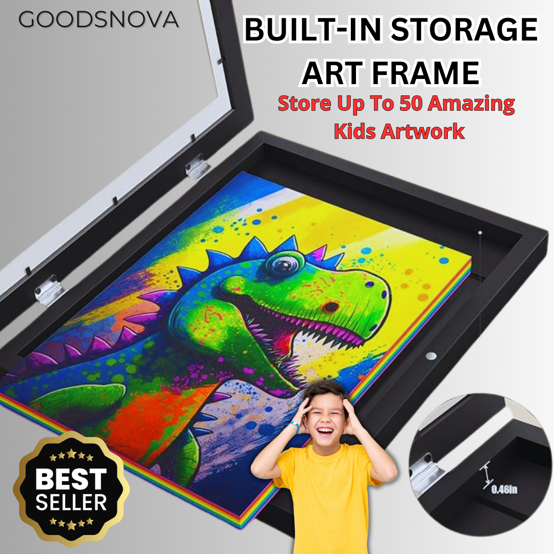 SnapFrame™- Kids Art Display Magnet Frame
