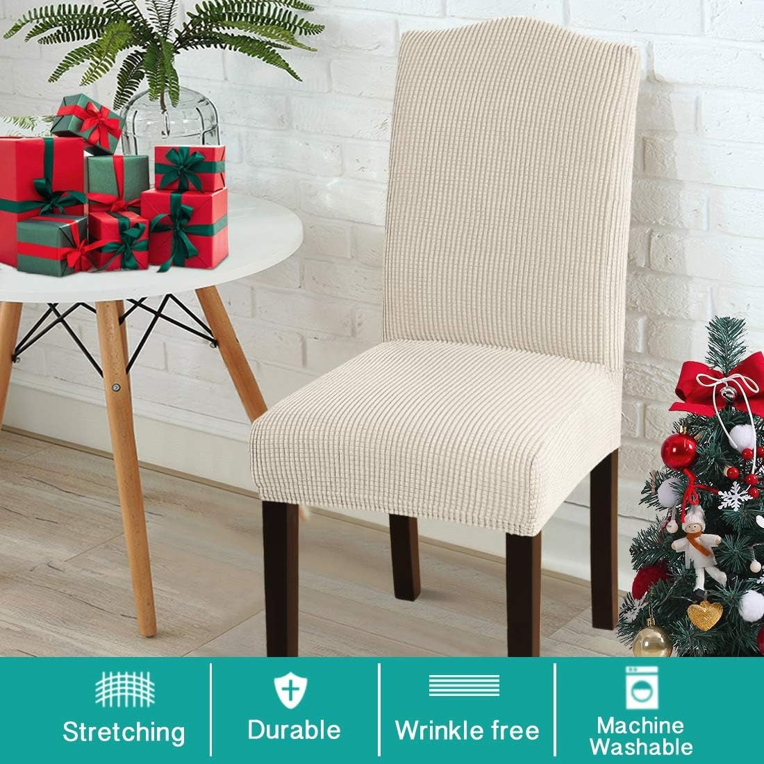 LuxGuard™ Premium Waterproof Stretch Dining Chair Covers