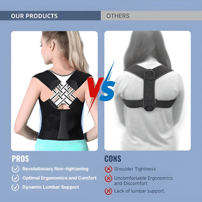 Adjustable Back Posture Belt Unisex