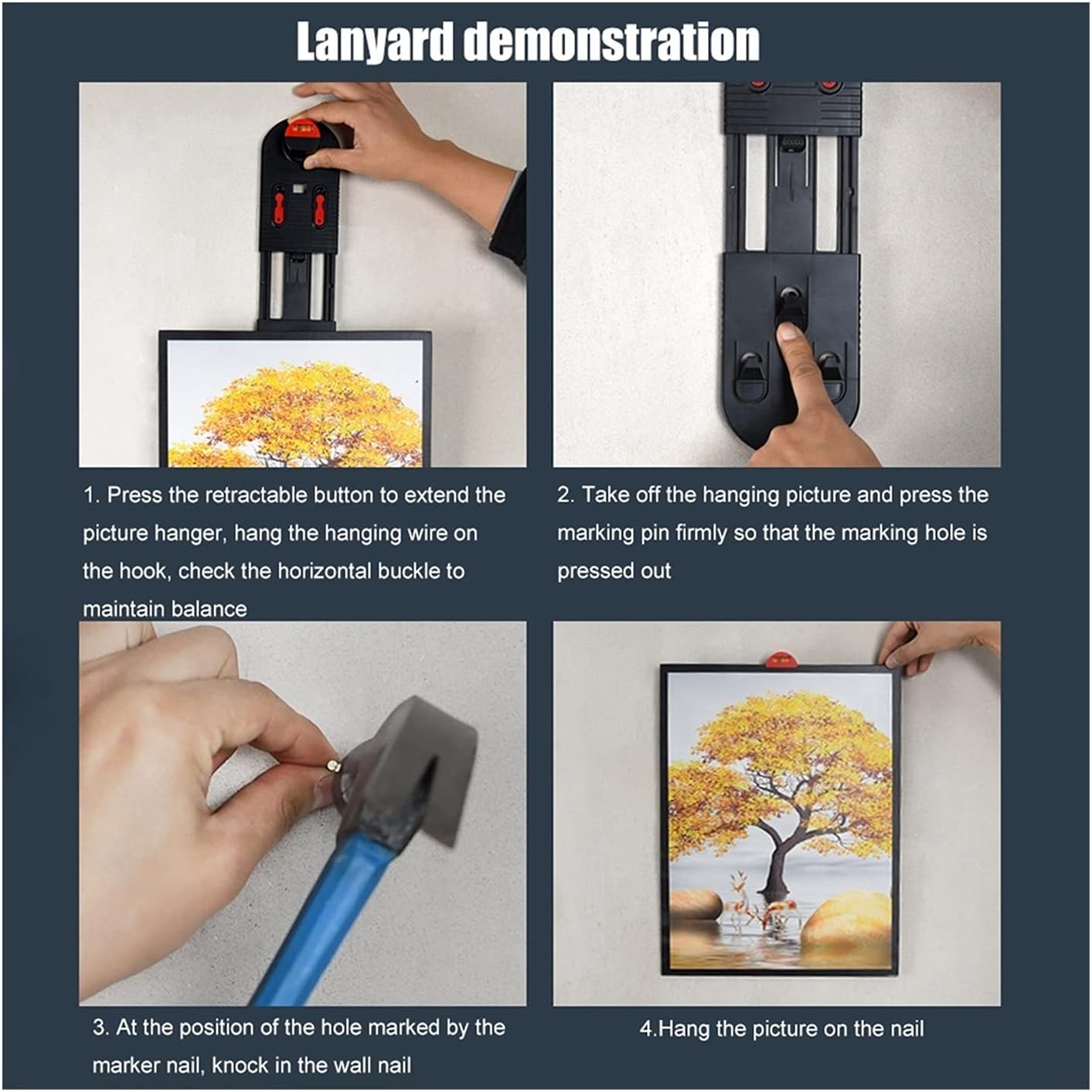 InstaFrame Pro® Easy Picture Hanging Tool