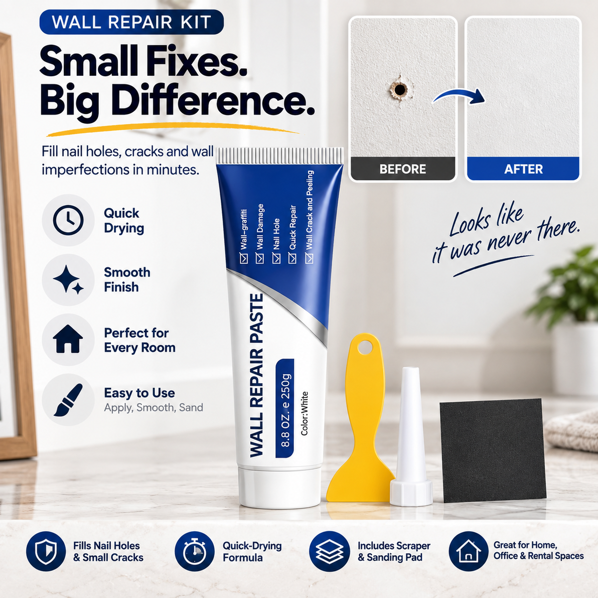 InstaFix™ Quick Wall Repair Kit