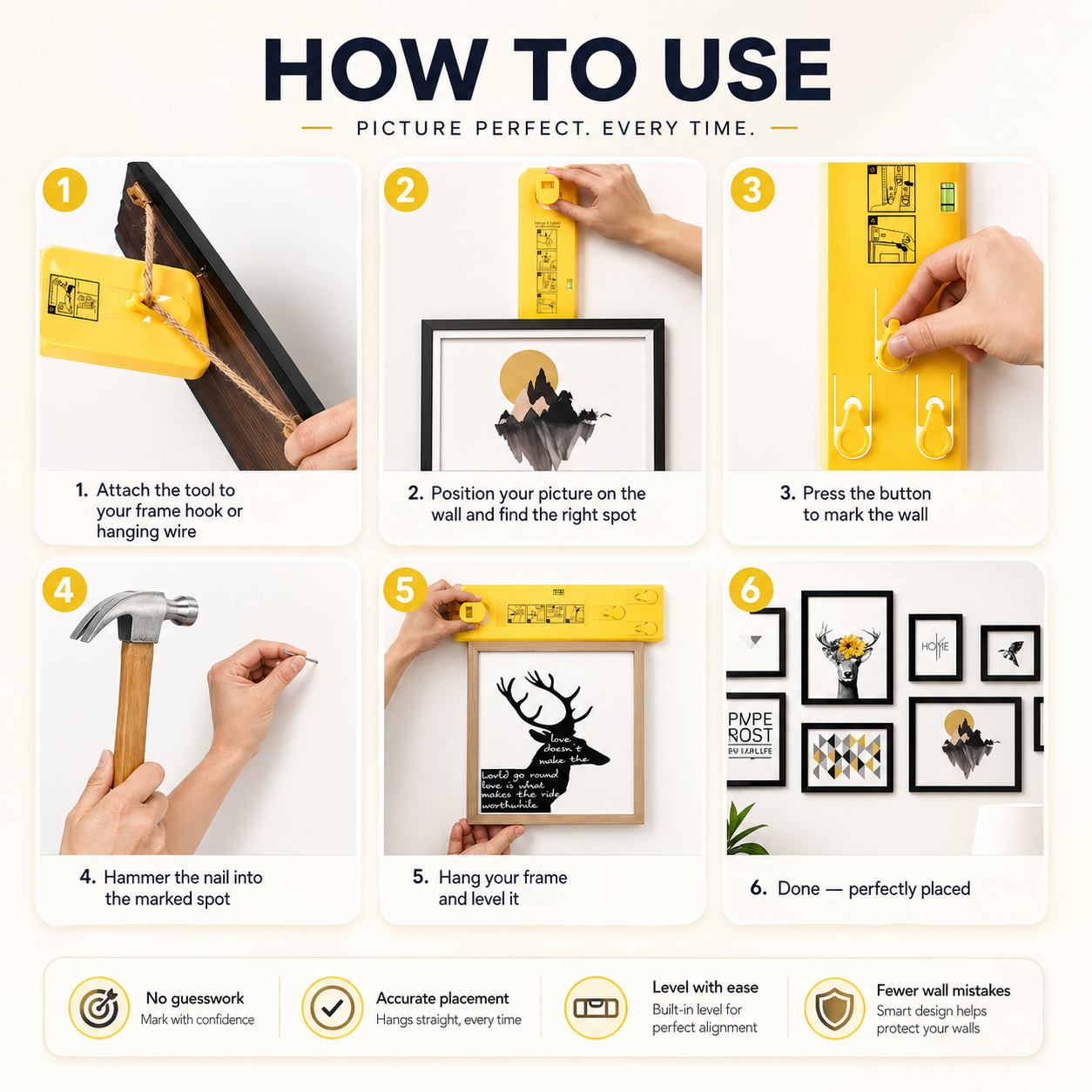 InstaFrame Easy Picture Hanging Tool
