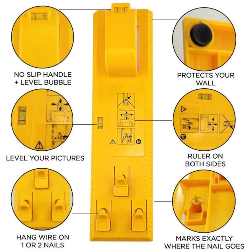 Level & Locator Kit is the ideal tool for hanging any decor